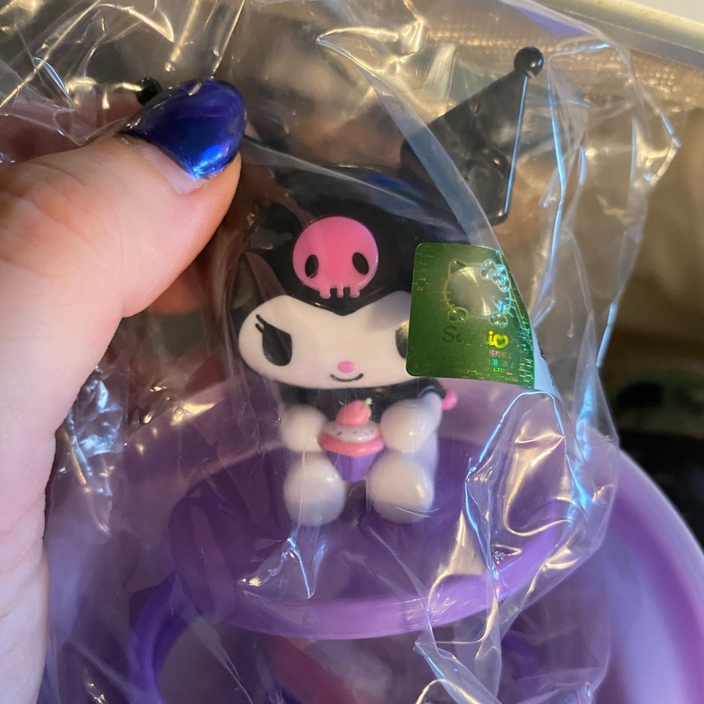 Kuromi Figurine with Cupcake NIB
